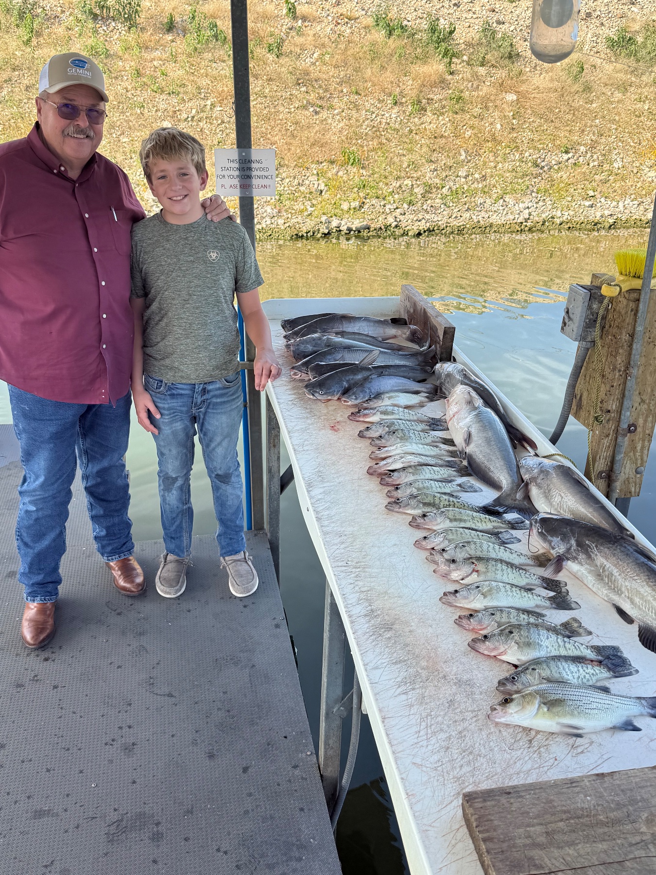 Nice Crappie and Catfish on Truman