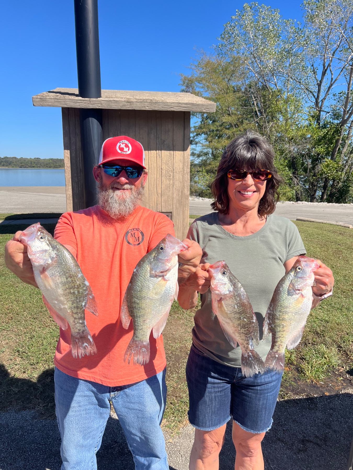 Upper Grand Roamers on Minnows and Gold-Orange Jig