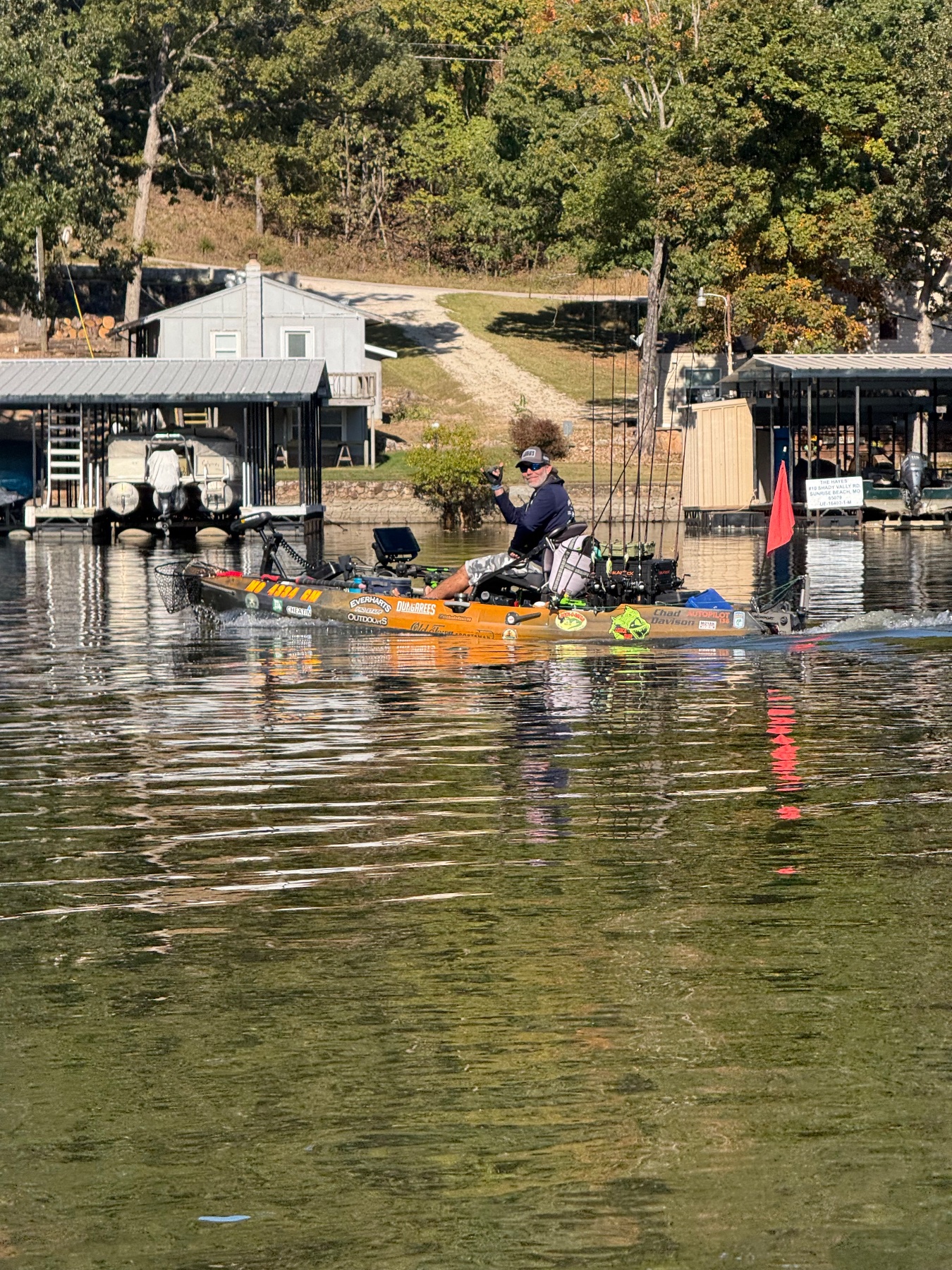 Tough Dock Bite in Hurricane Deck Area