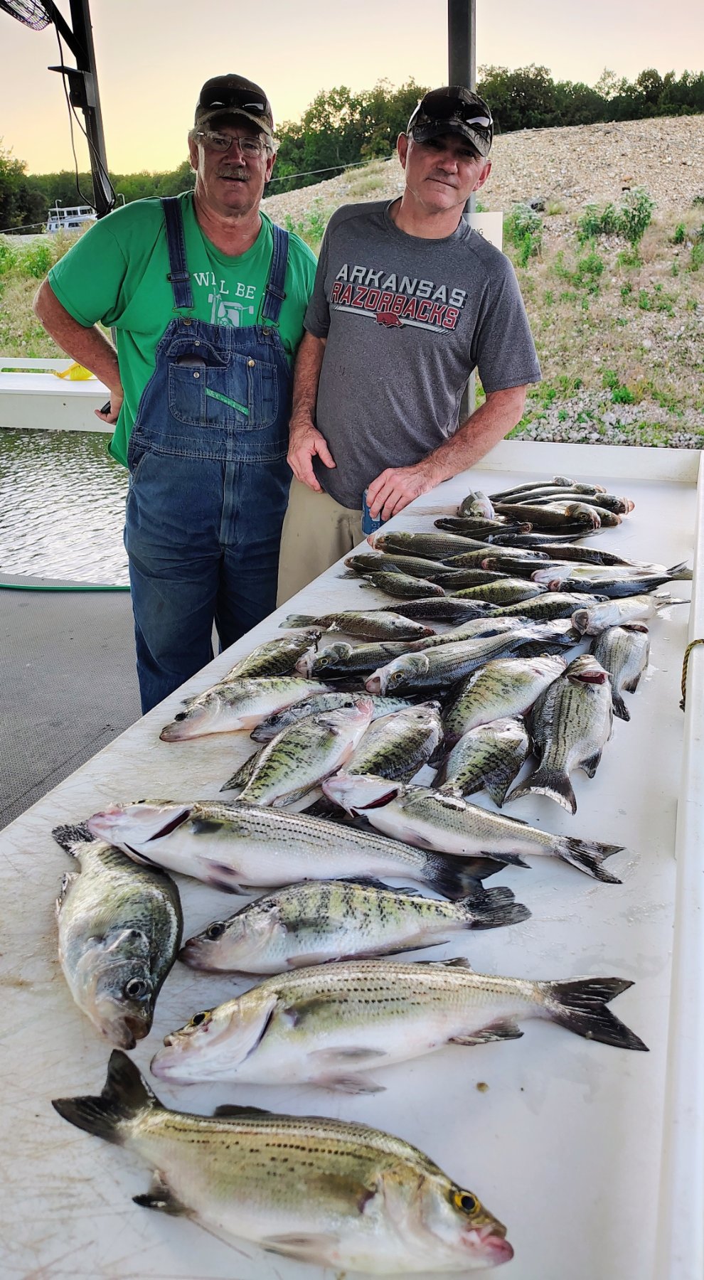 Windy Main Lake Points for Crappie and White Bass