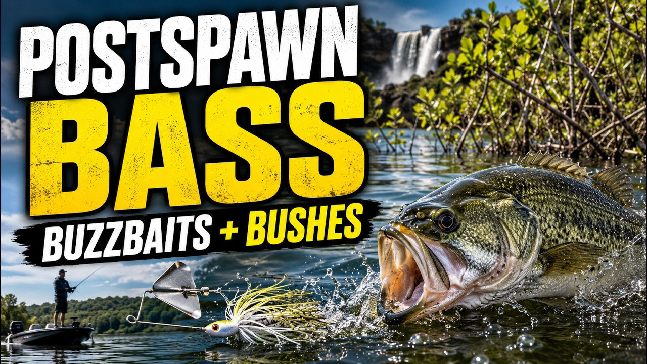 5/13/26 Postspawn Truman Bass: Buzzbaits, Bushes, and Falling Water